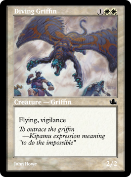 Diving Griffin