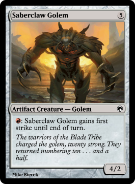 Saberclaw Golem